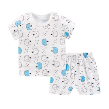 2Pcs Summer Kids Boy Girl Cartoon T-Shirt Pants Outfit 80