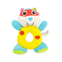 Baby Animal Hand Bell Rattle Plush Toy Cat