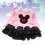 Modisches Cartoon-Spitzenkleid Langarm Mädchen (Pink 90) 5