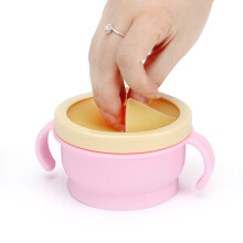 Niedliche Baby-Schüssel Kinder-Teller (Pink)