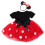 Kinder Kleid Kurzarm Einteiler mit Haarzubehör (Rot 70) 2
