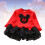 Kinder-Spitzenkleid Langarm Cartoon (Rot 100) 5