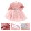 Kinder-Kleid Langarm Rosa 90 3