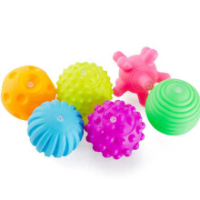 6tlg. Baby Badeball Spielzeug für Kleinkinder Dusche