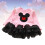 Modisches Cartoon-Spitzenkleid Langarm Mädchen (Pink 90) 2