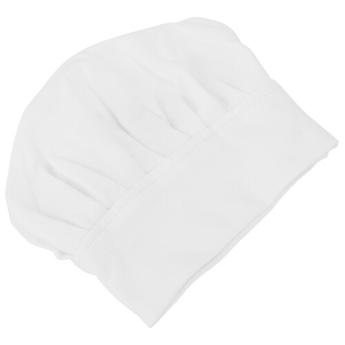 Newborn Baby Photo Prop Chef Hat White Stretch 1