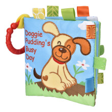Baby Soft Cloth Story Book Rattles Toy Early Learning (Puppy)