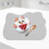 Kids Foldable Waterproof Silicone Placemat Gray 4