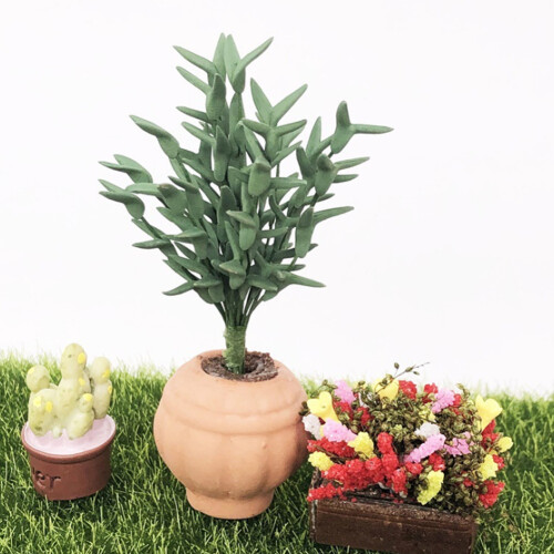 1:12 Mini Dollhouse Bonsai Garden Decor Accessory 2