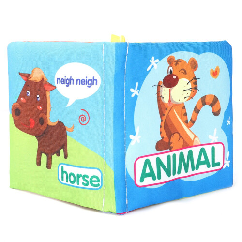 Baby Soft Cloth Activity Book Early Education Toy 1