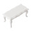 Mini End Table for 1/12 Doll House White 1