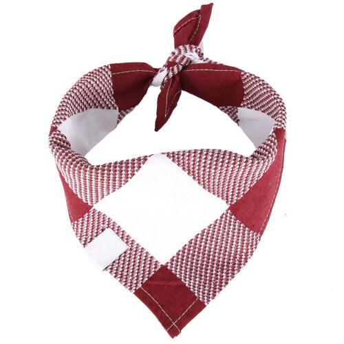 Scottish Cotton Flannel Baby Bib Triangle