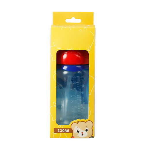 Baby-Flasche mit Strohhalm 330ml Blau 2
