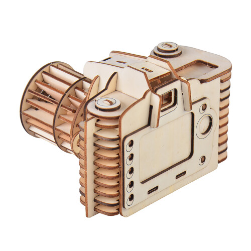 3D Houten Camera Puzzel Speelgoed Educatief 2