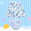 2x Blumendruck, ärmellos, Baby-Mädchen, hellblau 5