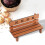 Mini-Puppenhaus 1:12 mit Sitzbank (Braun) 5