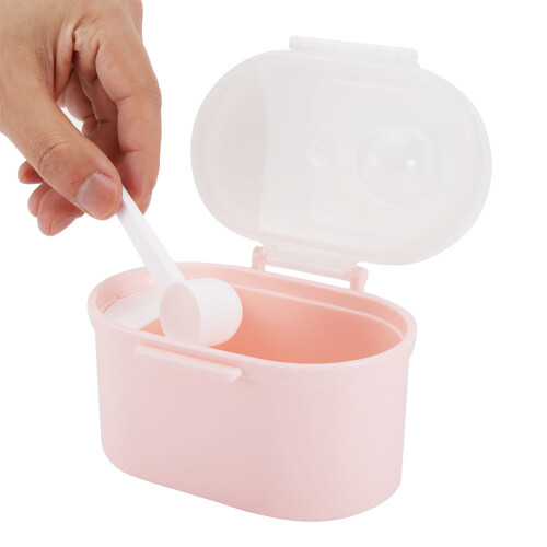 Tragbare Milchpulver-Dose gefrierschrankfest Pink S 1