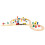 Kindergarten-Lernzug aus Holz mit 8 Gleis-Sets 2