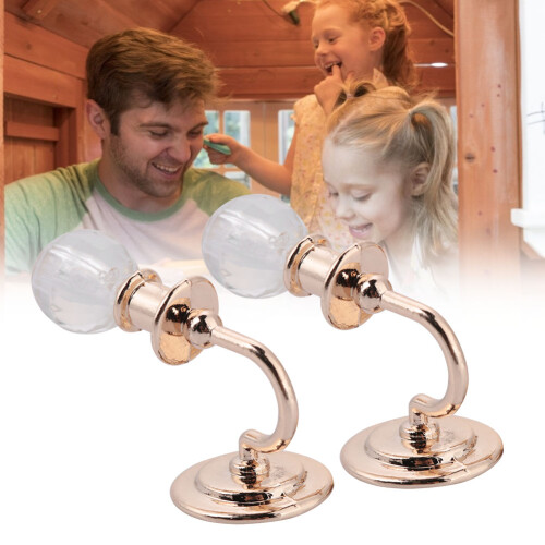 2x Metaal Wandlamp Model 1:12 Poppenhuis 1