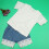 Baby Mädchen Spitzenoberteil Jeansshorts Set Sommer 4