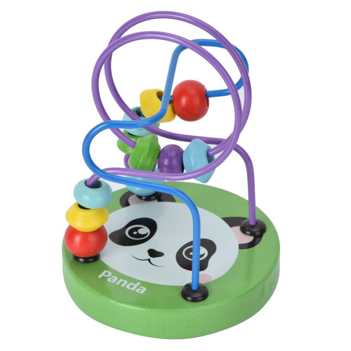 Holz-Mini-Puzzle-Perlen-Spielzeug für Kinder (Panda) 1