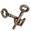 IQ Puzzle Lock Buckle Educational Toy mit Schlüsseln 5