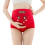Frauen-Höschen High Waist Rot XL 2