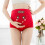 Frauen-Höschen High Waist Rot XL 3