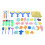 42x Kids Art Set: Brushes & Palette 1