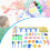 42x Kids Art Set: Brushes & Palette 5