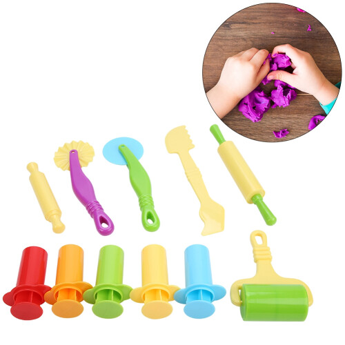 11x DIY-Knete-Werkzeugset für Kinder mit Formen 2
