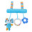 Blue Elephant Plush Rattle for Crib 1