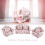 1/12 Scale Mini Sofa Set Flower Pattern with Cushions (#2) 5