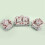 1/12 Mini-Sofa-Set Blumenmuster mit Kissen (#1) 4
