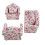 1/12 Scale Mini Sofa Set Flower Pattern with Cushions (#2) 3