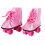 18 inch Doll Roller Skates Pink 1