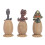 3x Dino Eggs Half Hatched Learning Toy 3