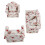 1/12 Mini-Sofa-Set Blumenmuster mit Kissen (#1) 3