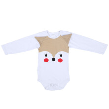 Long Sleeve Baby Bodysuit Funny Romper Jumpsuit(80cm)
