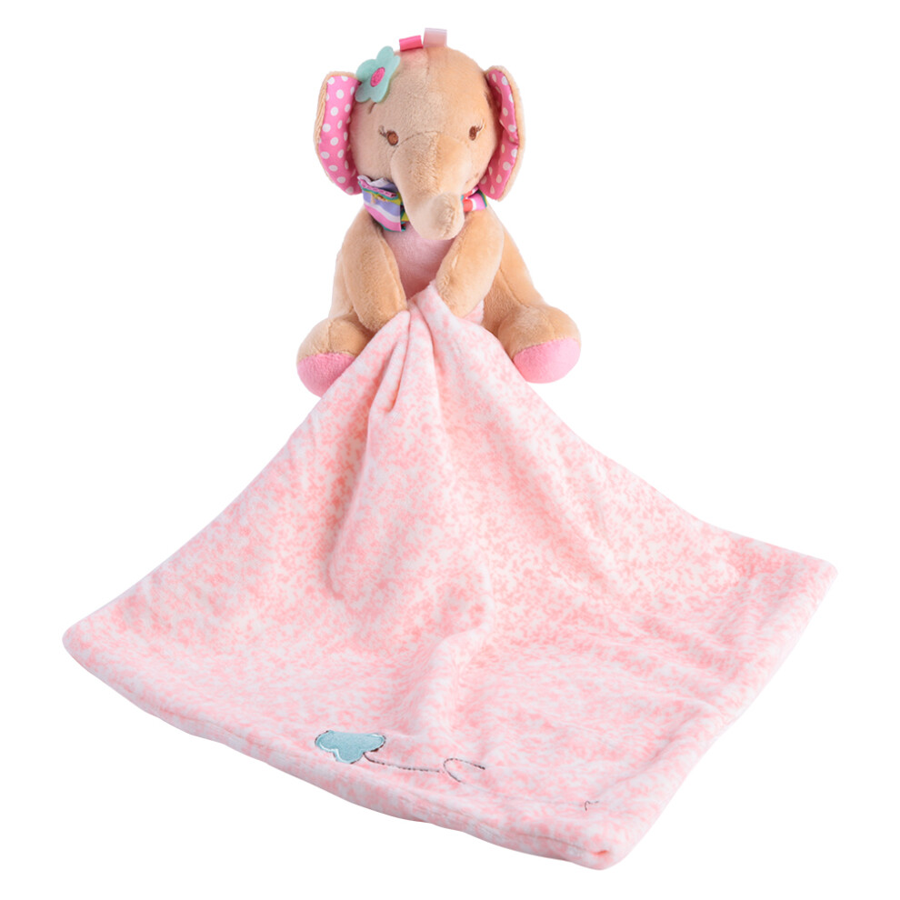 Toddler Baby Safety Towel Blanket Cotton Plush Set Elephant