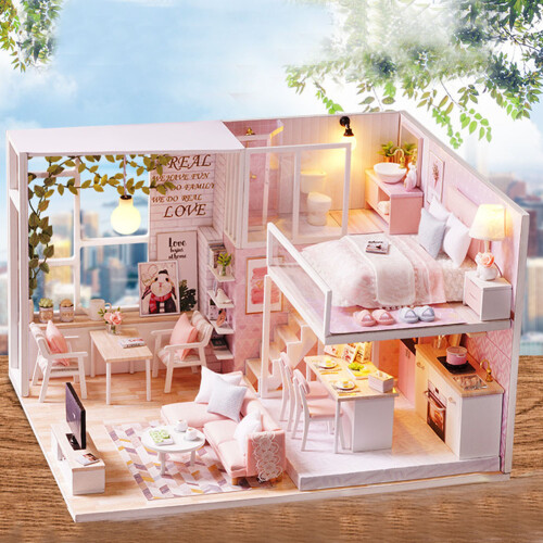 1/24 Miniature Poppenhuis LED Licht 2