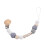 Silicone Pacifier Clip Bead Holder Chain (Grey) 1