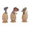 3x Dino Eggs Half Hatched Learning Toy 2