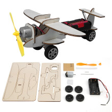 DIY Kids Wooden Puzzles Airplane Helicopter Glider