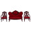 1:12 Puppenhaus Wohnzimmer Sofa Couch-Möbel 1