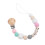 Silicone Pacifier Clip Bead Holder Chain (Multicolour) 1
