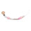 Silicone Pacifier Clip Bead Holder Chain (Pink) 3