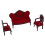 1:12 Puppenhaus Wohnzimmer Sofa Couch-Möbel 3
