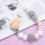 Silicone Pacifier Clip Bead Holder Chain (Grey) 3