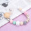 Silicone Pacifier Clip Bead Holder Chain (Multicolour) 5